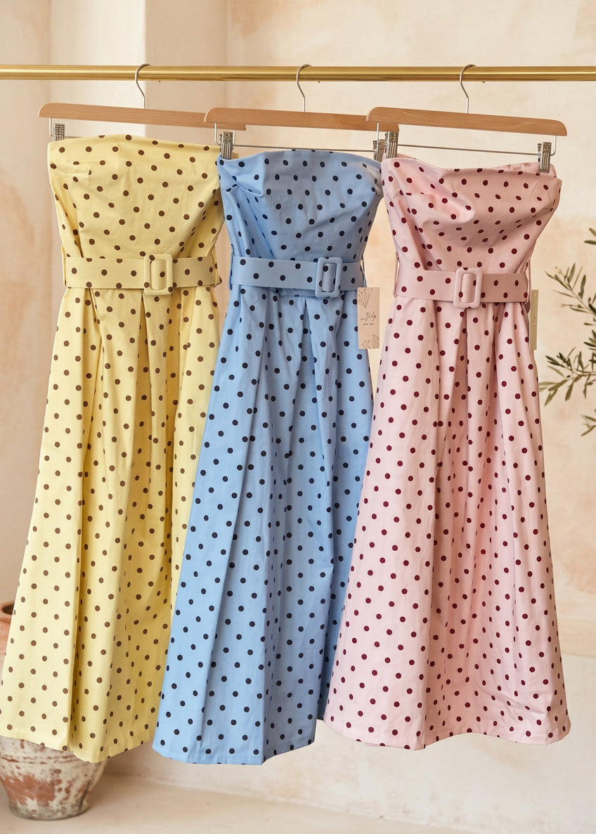Vestido de Lunares – Femenino y Sofisticado