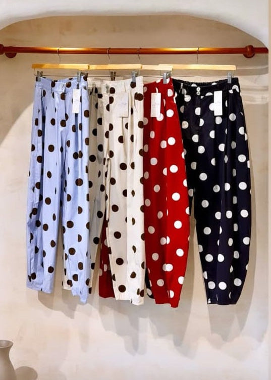 Pantalón Globo de Lunares