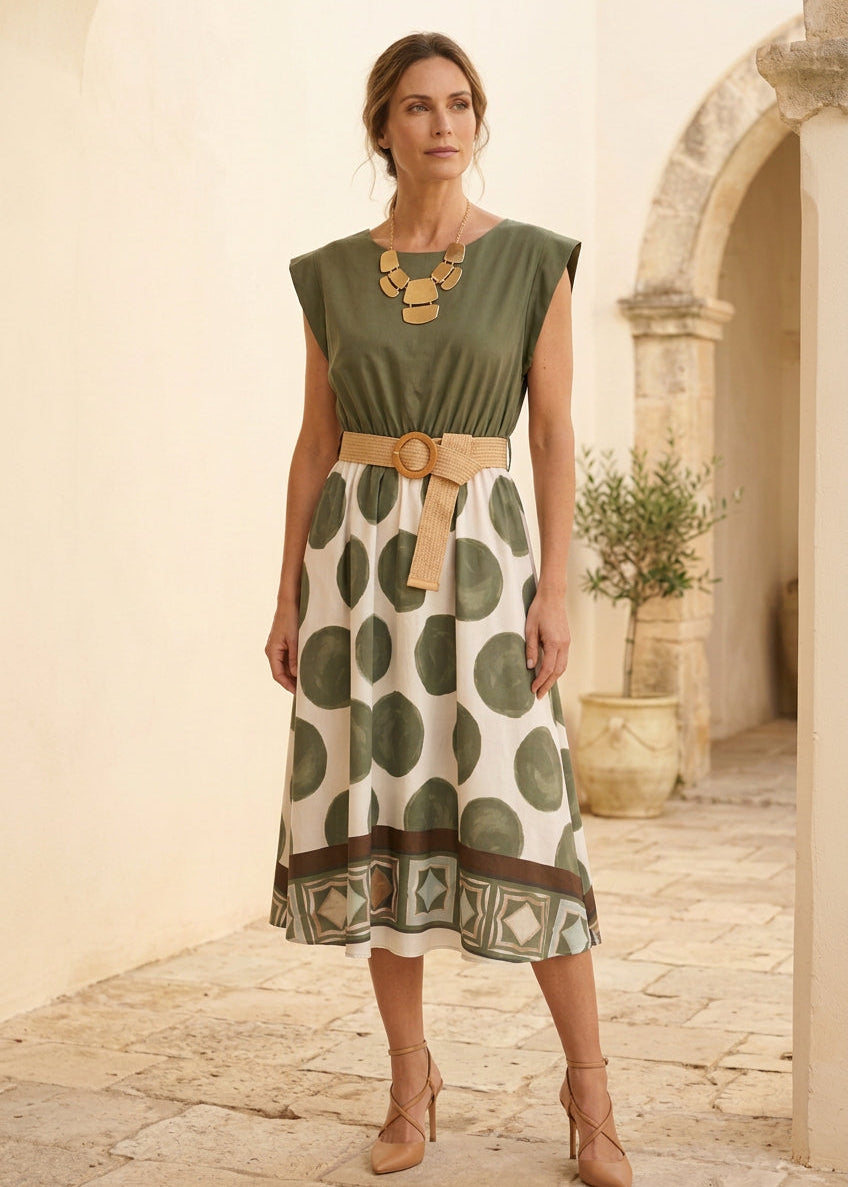 Soleil Cotton Midi Dress