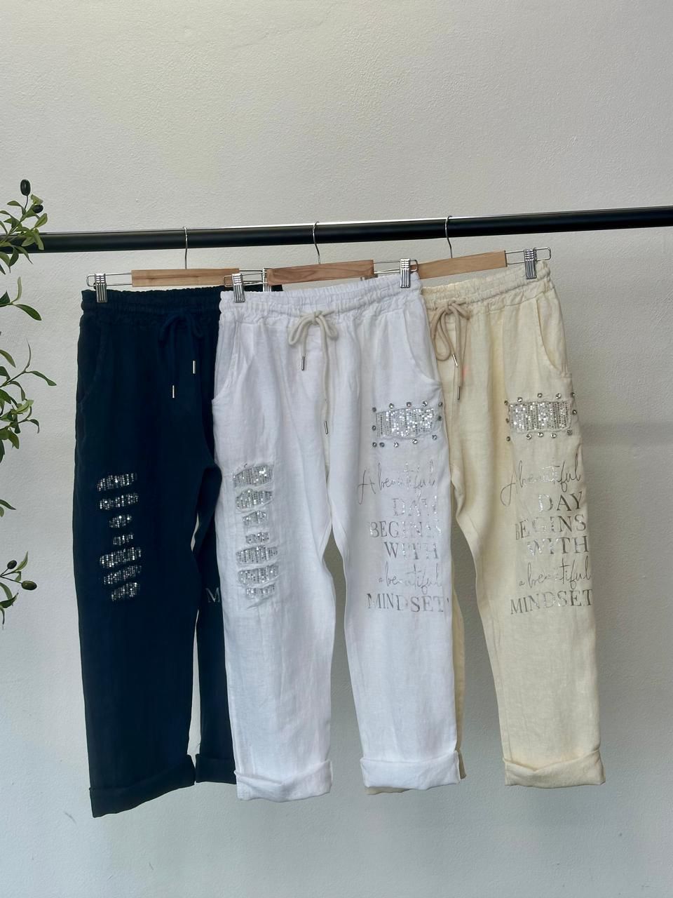 Aria Linen Pants