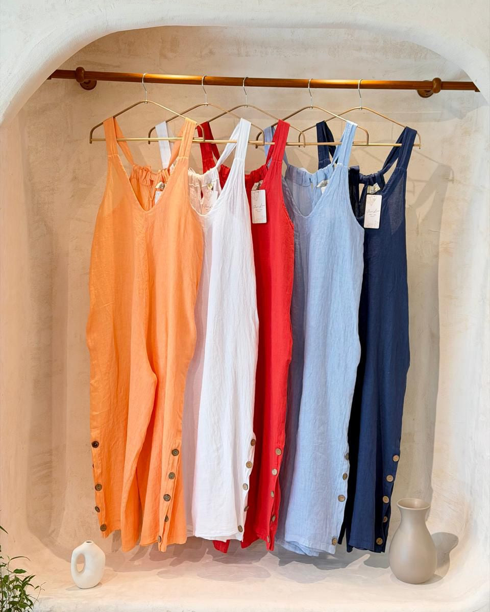 Bella Linen Jumpsuit