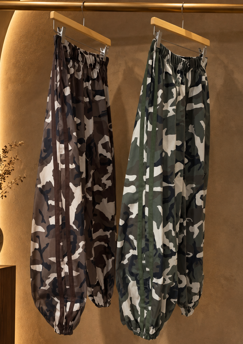 Pantalón balloon camuflaje