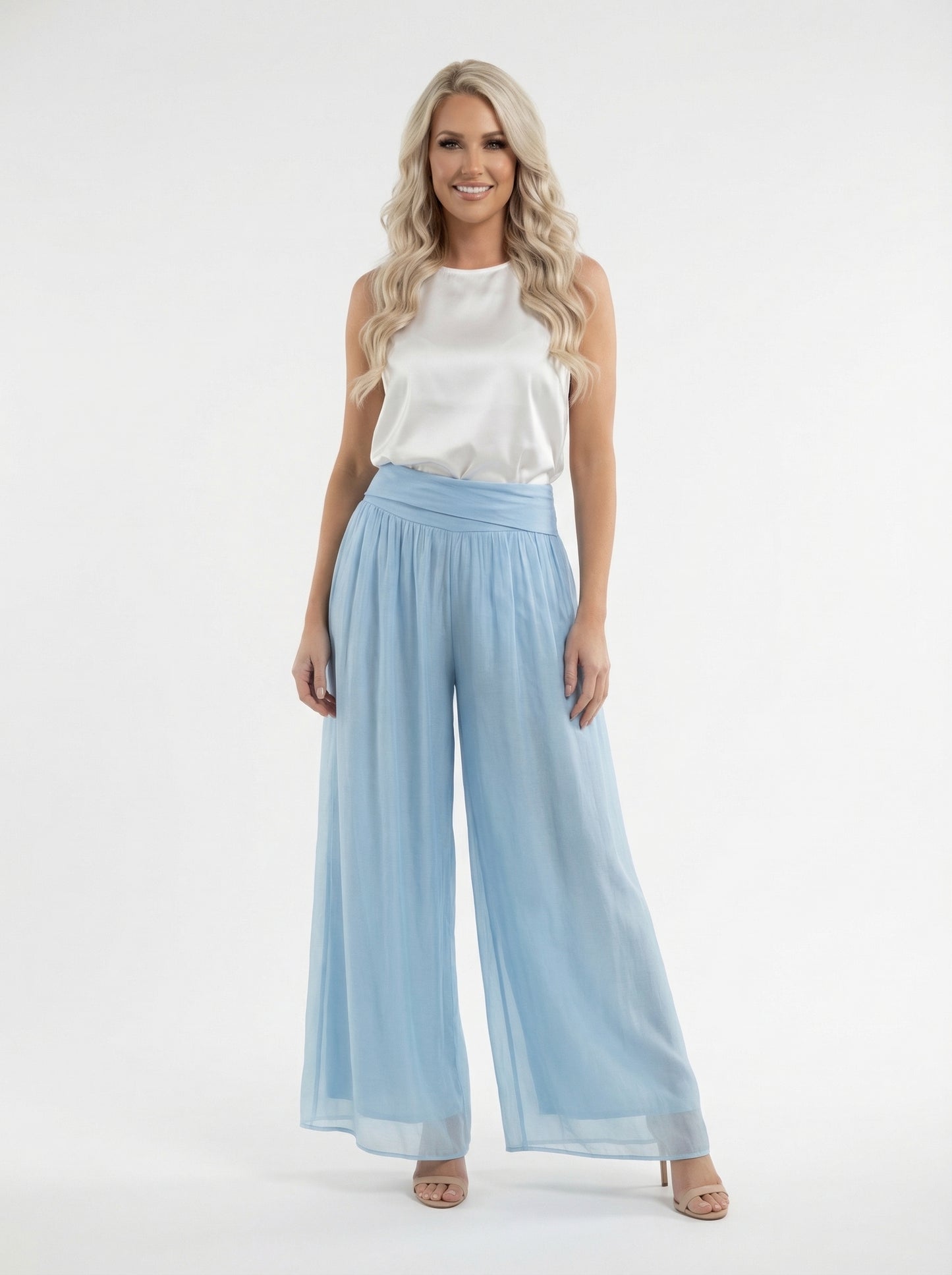 Bellagio Silk Palazzo Pants