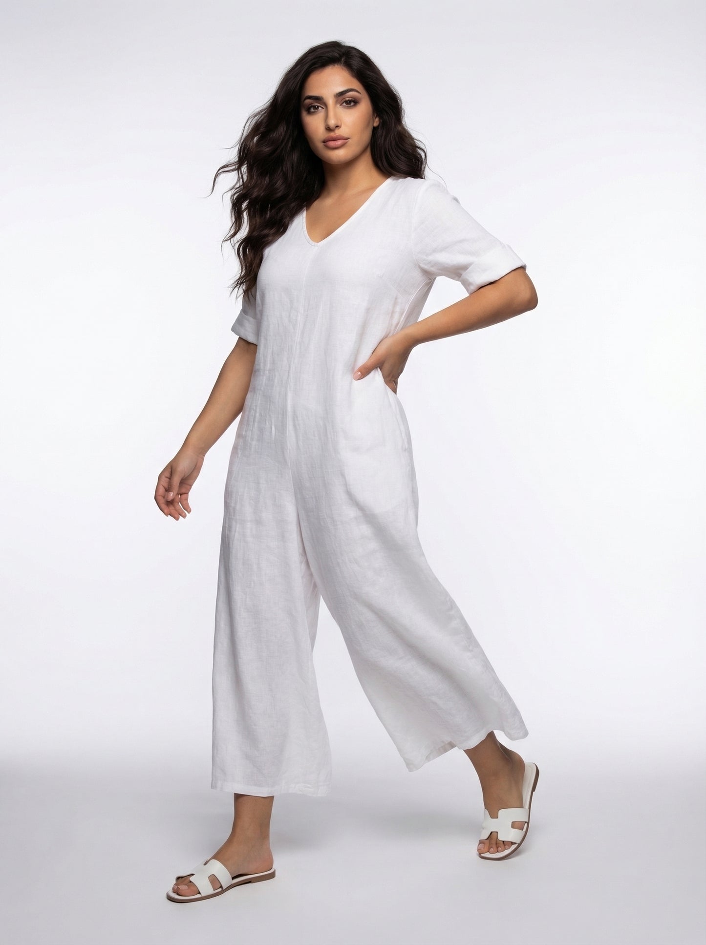Portofino Linen Jumpsuit