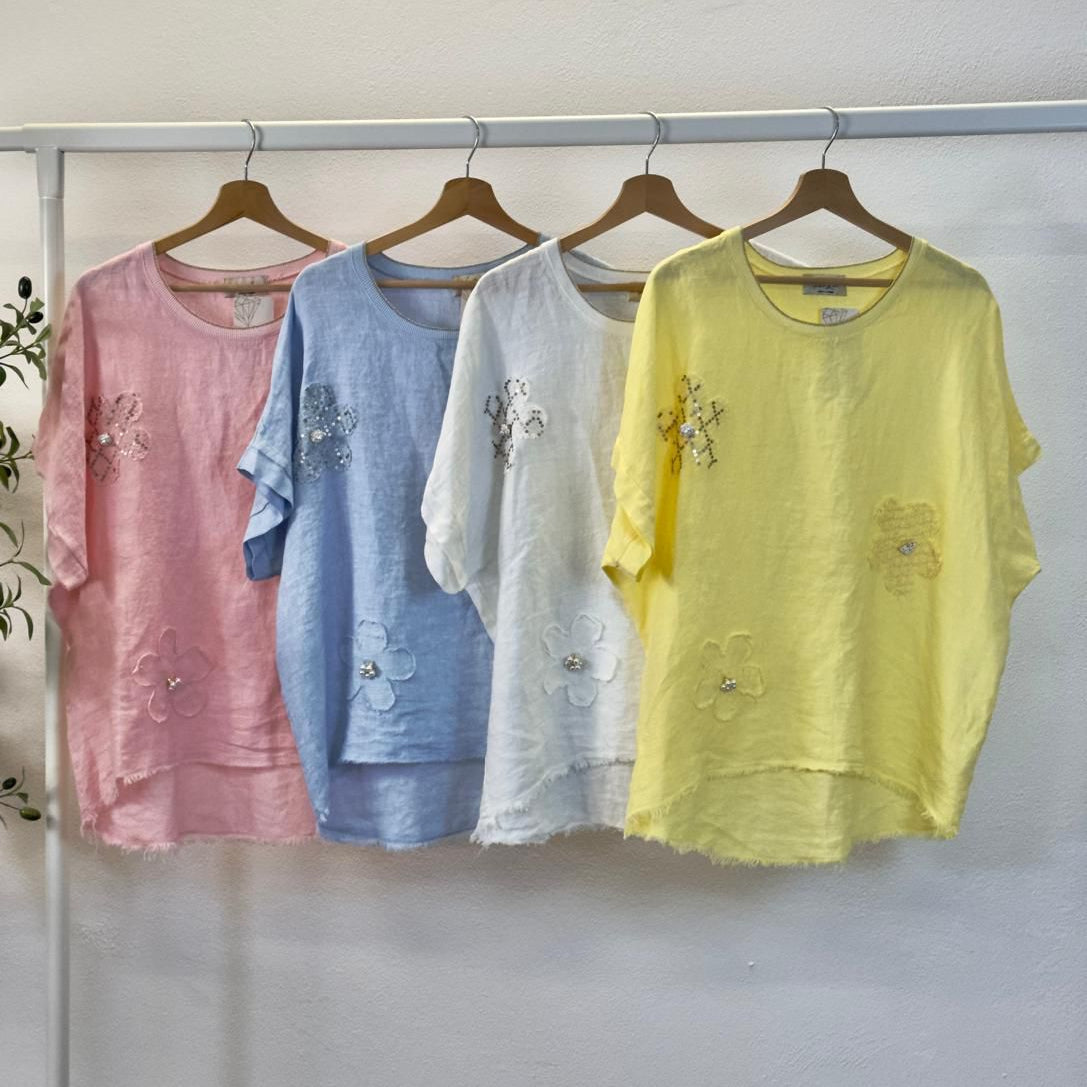 Siena Linen Blouse