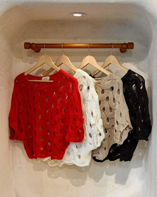 Mediterranean Crochet Top