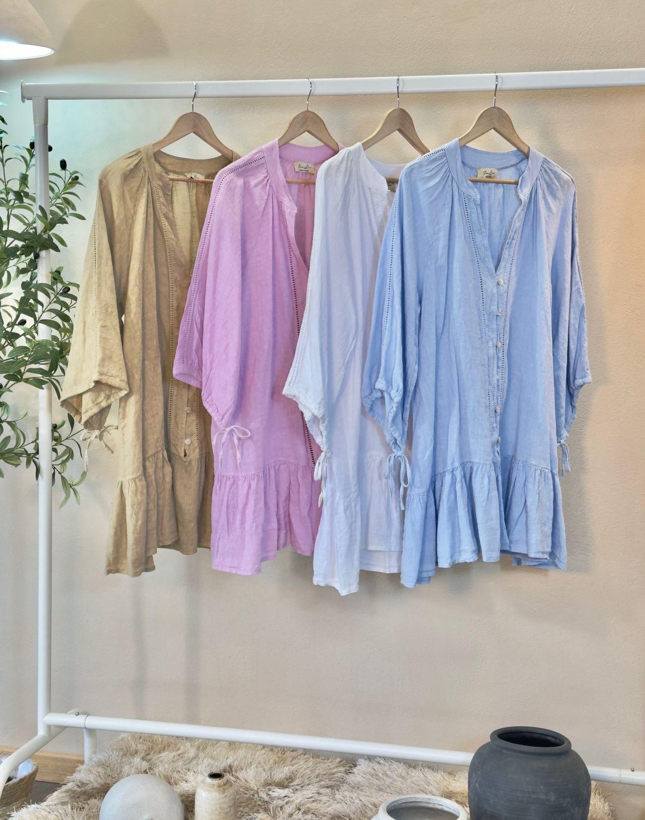 Luna Linen Dress