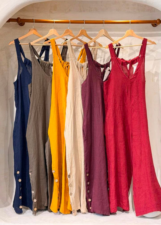 Bella Linen Jumpsuit