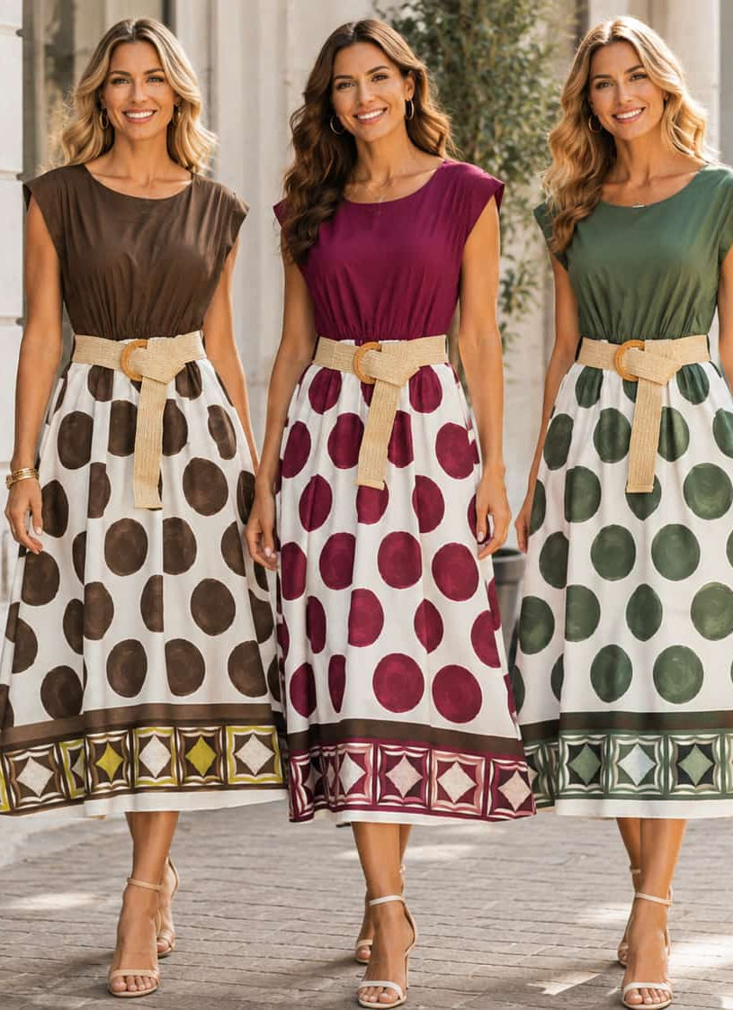 Soleil Cotton Midi Dress