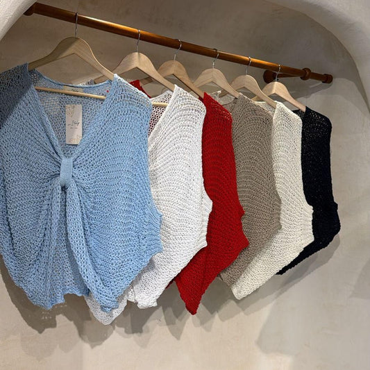 Positano Crochet Vest