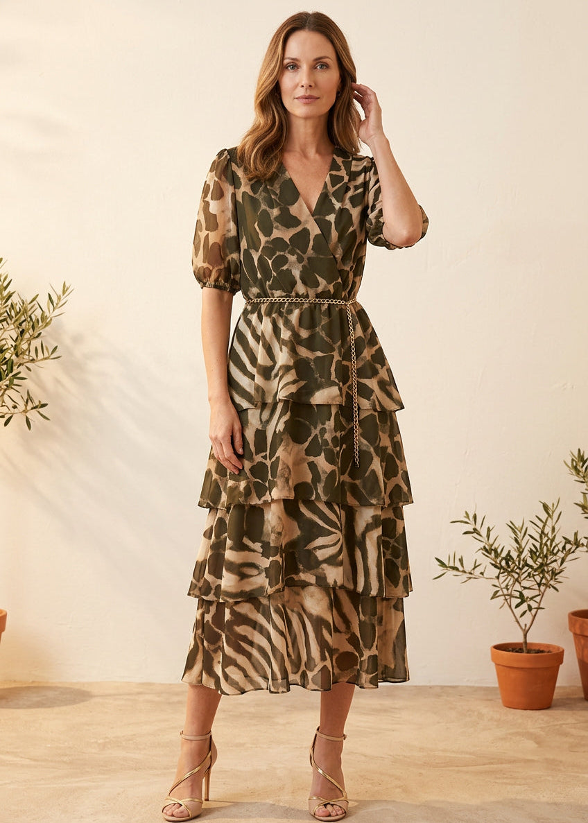 Elegant Tiered Maxi Dress